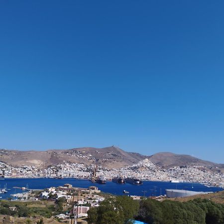 Appartamento Syros House With View Ermoupoli Esterno foto